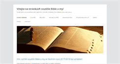 Desktop Screenshot of bibleamy.cz